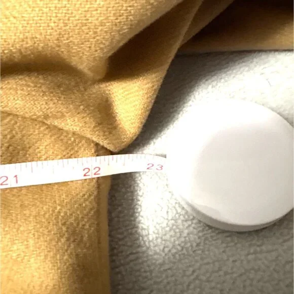 Sag Harbor Petite Womens Camel Wool Blazer Size 12P Single Button - Picture 5 of 6